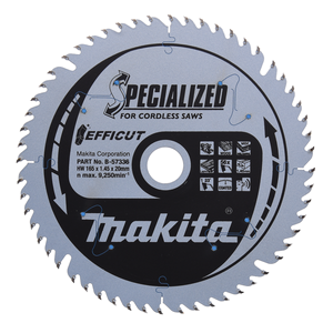 B-57336 Lama Efficut T.C.T., 165x20mm, 56T Makita