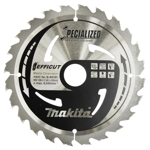 B-64191 Lama Efficut T.C.T., 190x30mm, 24T Makita