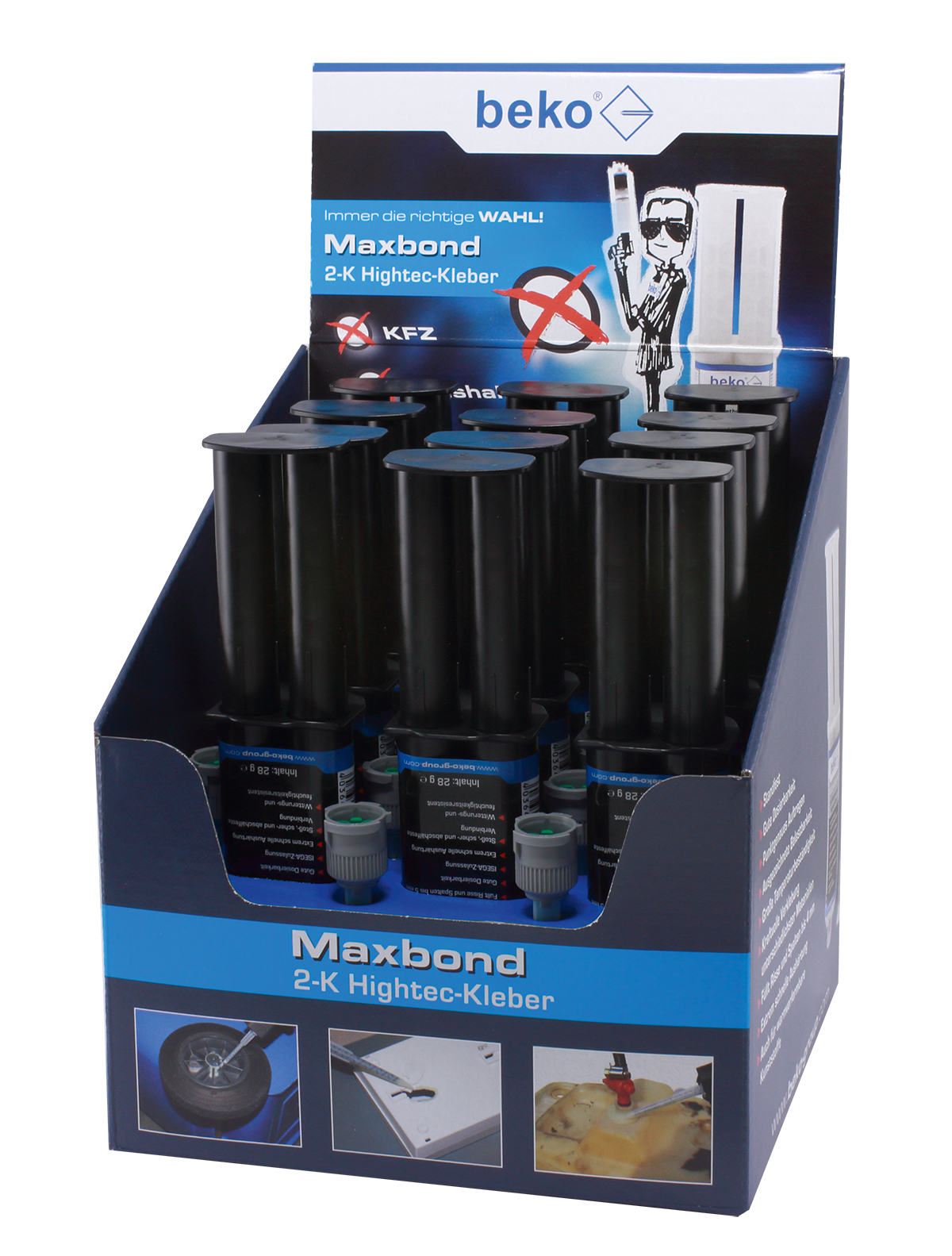 Display - Maxbond Colla bicomponente hightec - 12pz. - immagine 1