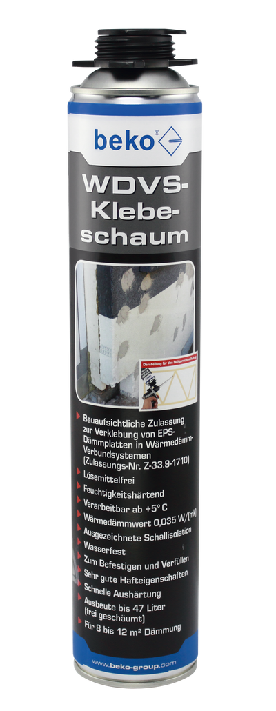 Schiuma WDVS-colla per sistemi d'isolamento per pistola