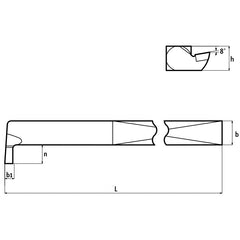 Utensile brasato per troncare Fervi BRAS410912RP