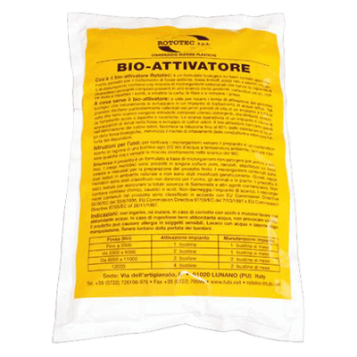 Bioattivatori monodose in bustina Rototec