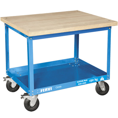 Carrello CON Piano IN Legno