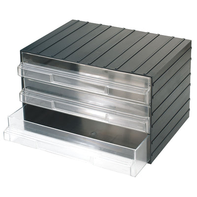 Cassettiere con Cassetti Estraibili Trasparenti Fervi