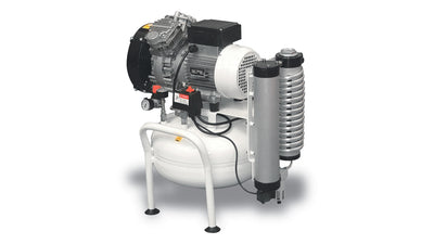 Compressore a pistoni oil-free CleanAir CLR 1,5 HP, serbatoio 25 l, 8 bar Abac