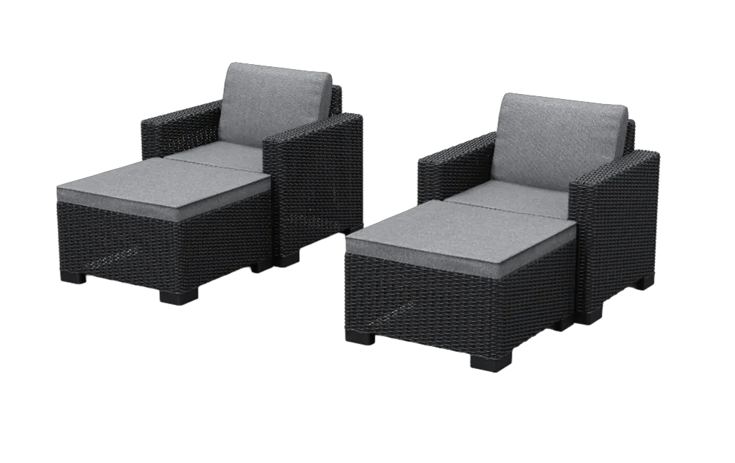 California Balcony Deluxe set - Grey Keter