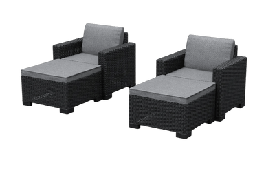 California Balcony Deluxe set - Grey Keter