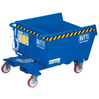 Contenitori ribaltabili Pertutto per elevatore elettrico timonato