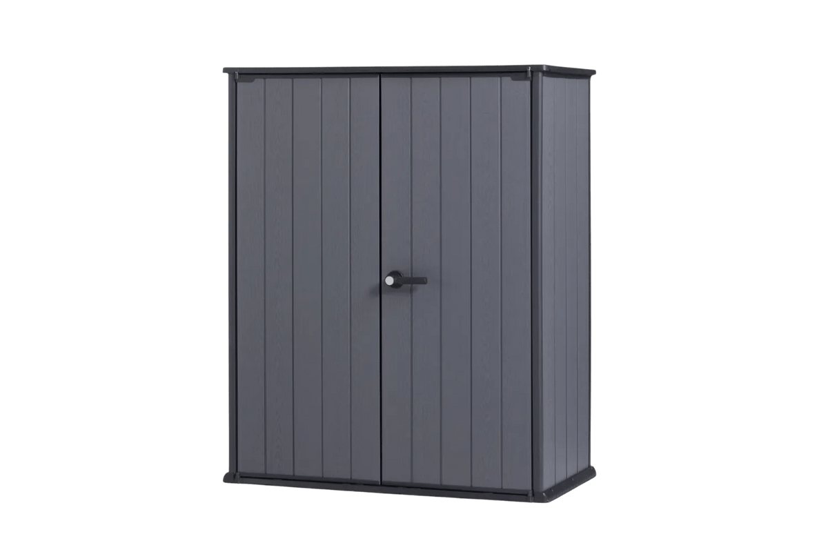Cortina Alto 1400L Storage Cabinet - Grey Keter