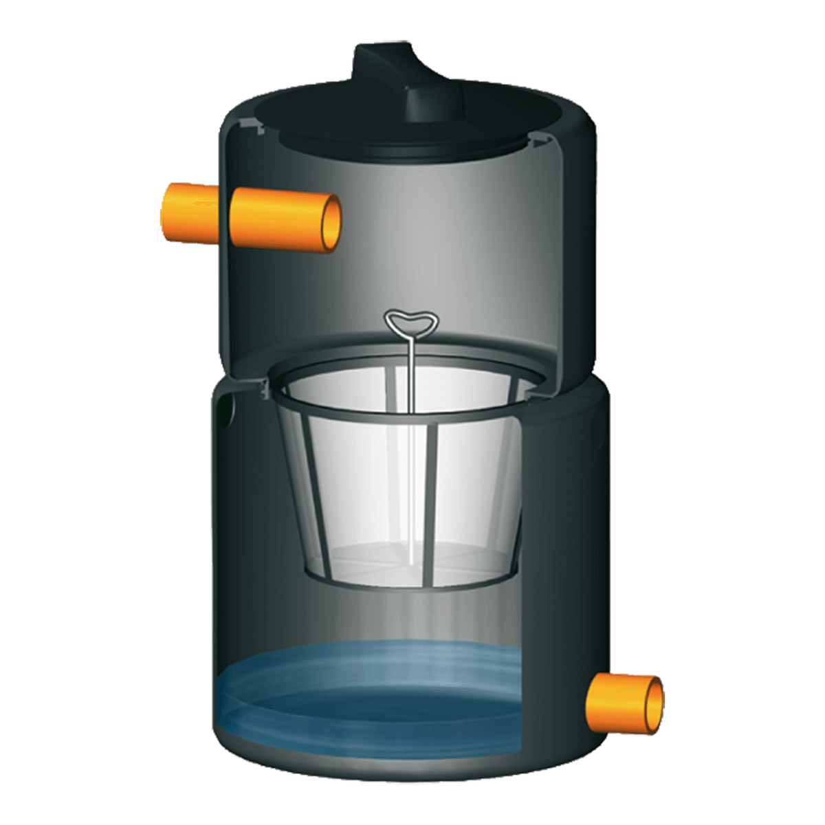 Pozzetto filtro foglie Rototec