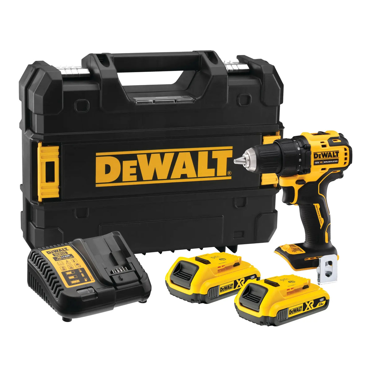 Trapano Avvitatore Compatto XR 18V 2x2.0Ah DeWalt DCD708D2T-QW