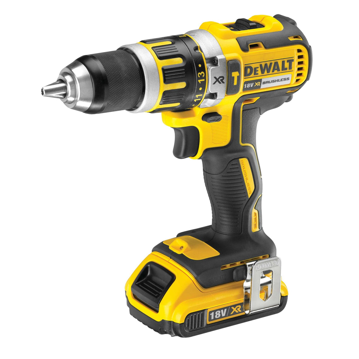 Trapano avvitatore 18V XR Litio con percussione (brushless) DCD795D2-QW DeWalt