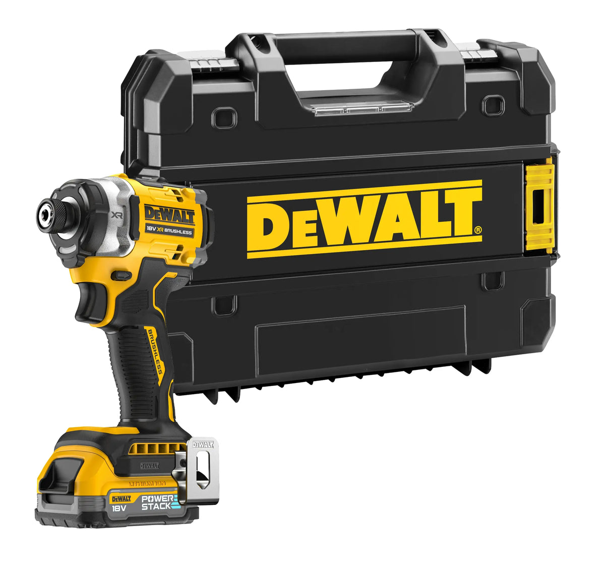 Avvitatore ad impulsi compatto IDRAULICO 3 Modalità 18V XR BRUSHLESS attacco 1/4” DCF860NT-XJ DeWalt