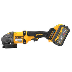 Smerigliatrice angolare a batteria 125 mm 54V XR FlexVolt interruttore uomo morto - 2 x Xf DeWalt