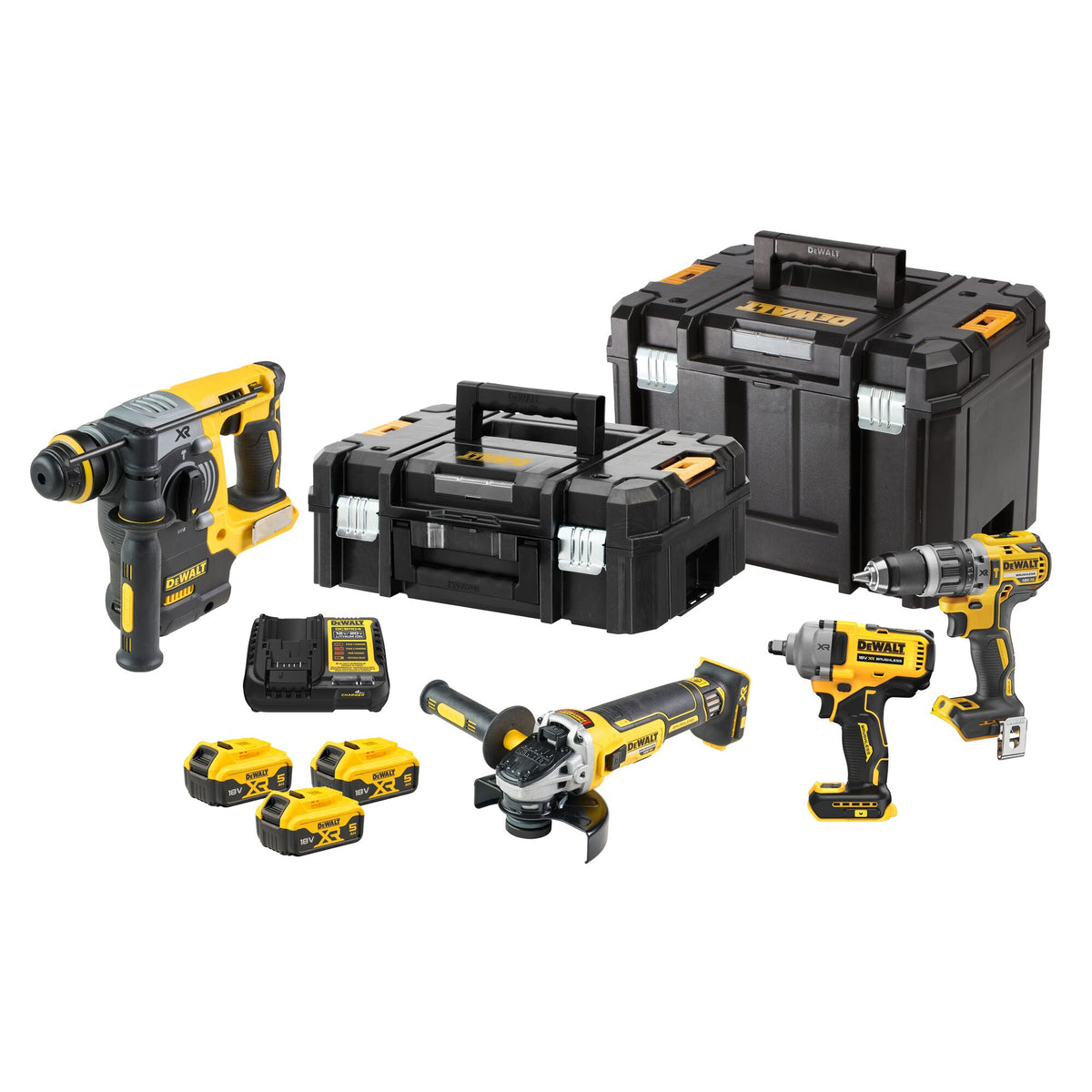 Kit 4 Utensili 18V XR DeWalt DCK428P3T-QW