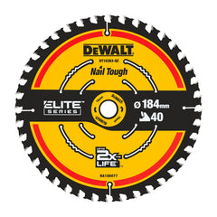 Lama circolare Elite Extreme per sega circolare portatile 184x16 mm 40 denti DT10303-QZ DeWalt