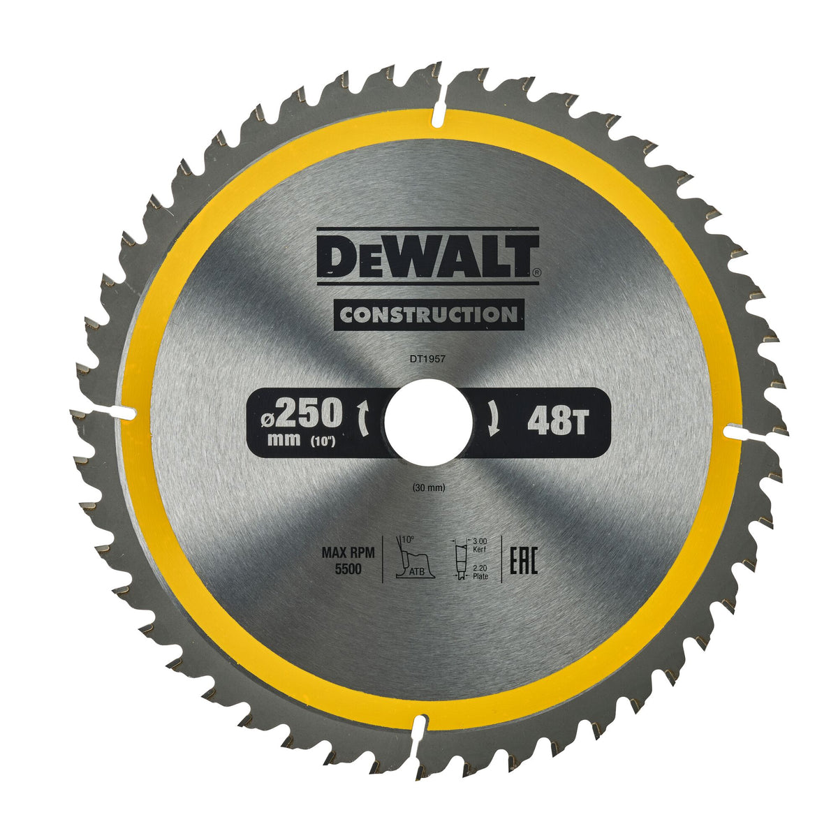 Lama 250x30mm DeWalt DT1957-QZ
