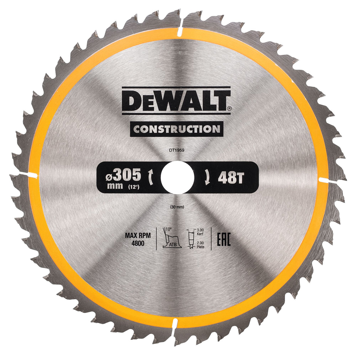 Lama 305x30mm DeWalt DT1959-QZ