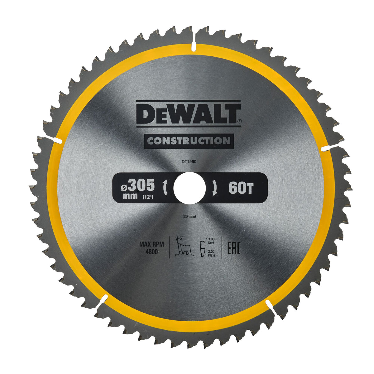 Lama 305x30mm DeWalt DT1960-QZ