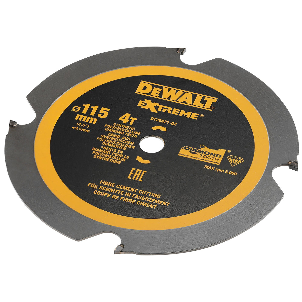 Lama per sega circolare multi materiale 115mm 4T DeWalt DT20421-QZ