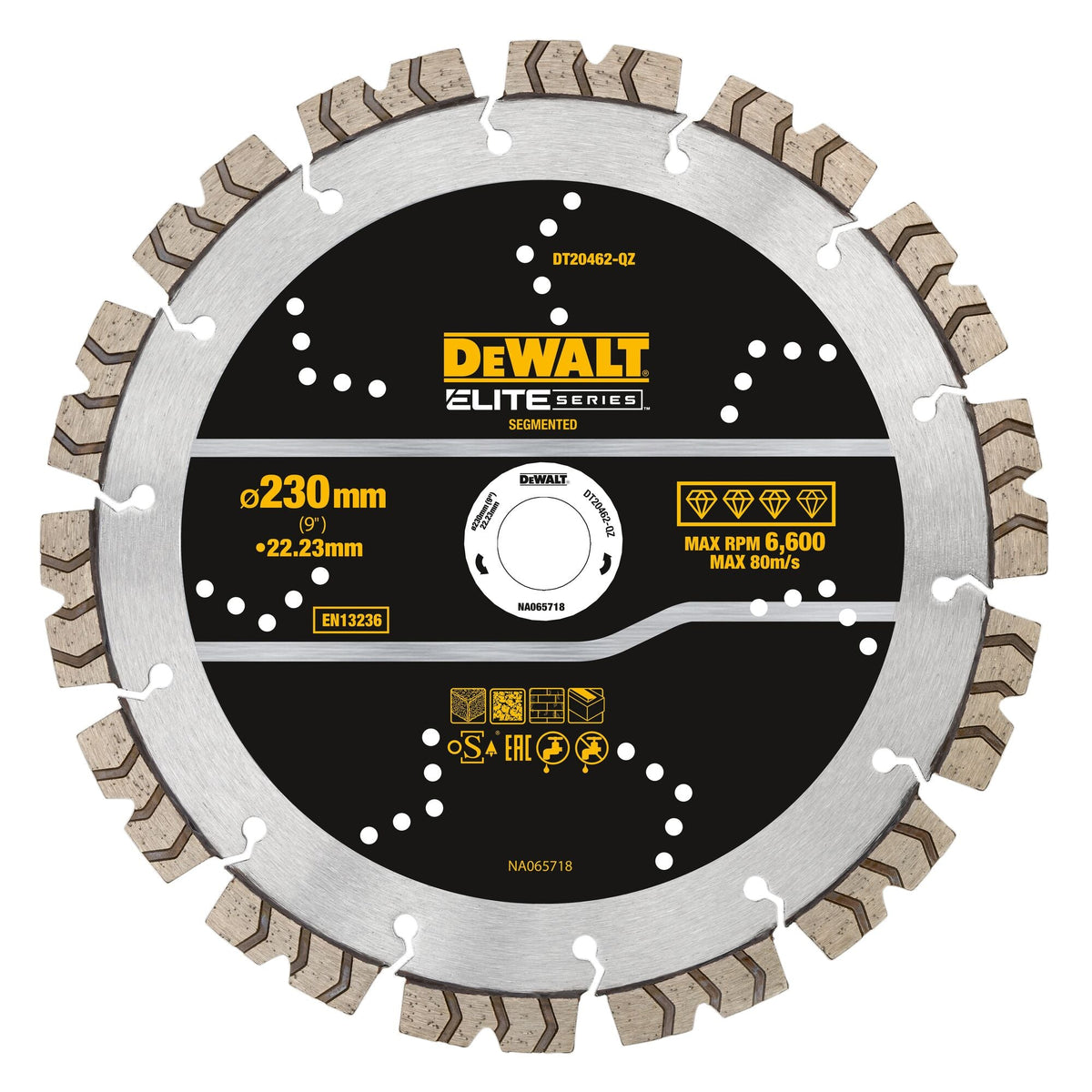 Disco Diamantato ELITE 355mm – Cemento armato DeWalt DT20465-QZ