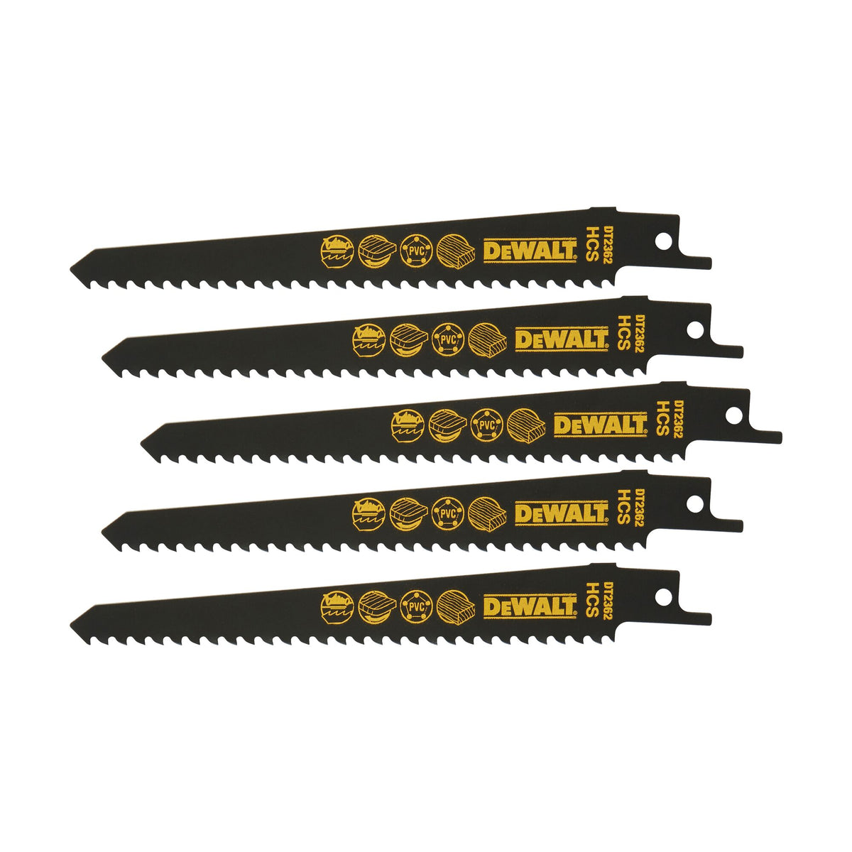 Lame HCS per legno e plastica DeWalt DT2362-QZ