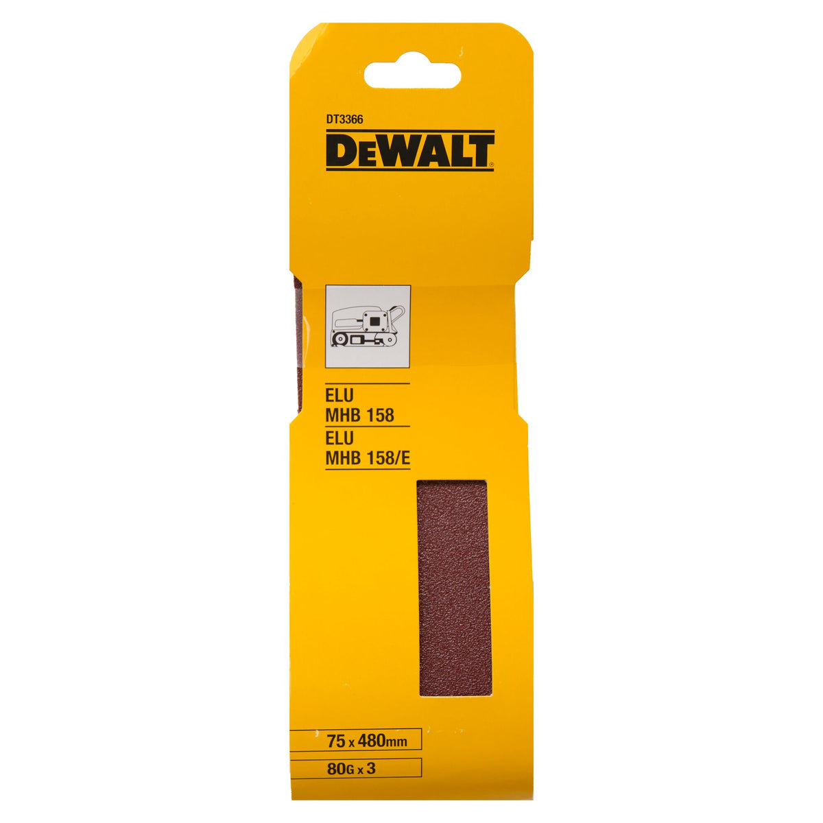 Nastri abrasivi 75 x 480mm DeWalt DT3366-QZ