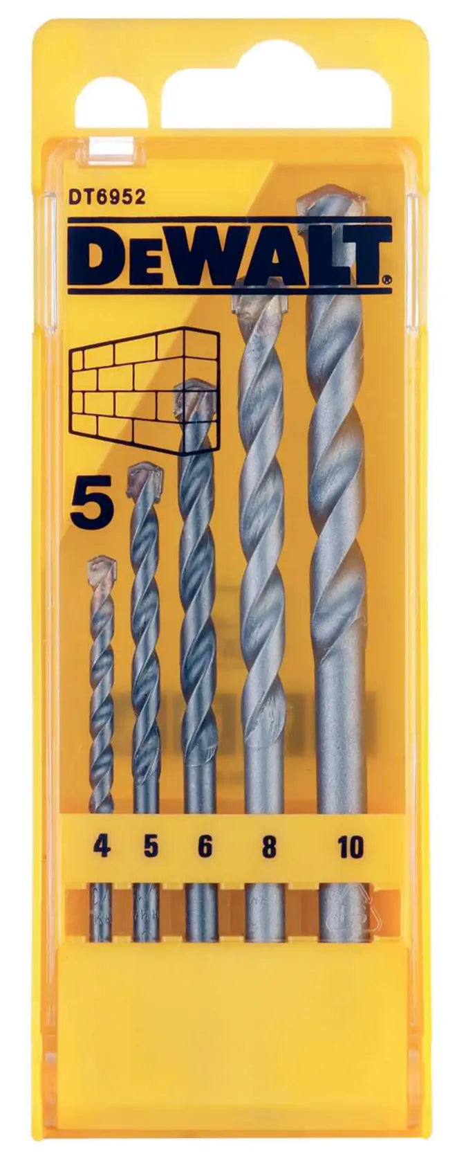 Set Punte SDS-Plus per Muratura DeWalt DT6952-QZ