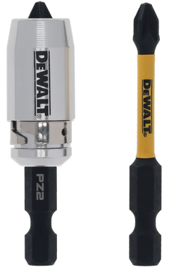 طقم لقمتين Impact Torsion مقاس PZ2 مع مقبس مغناطيسي DeWalt DT70535T-QZ