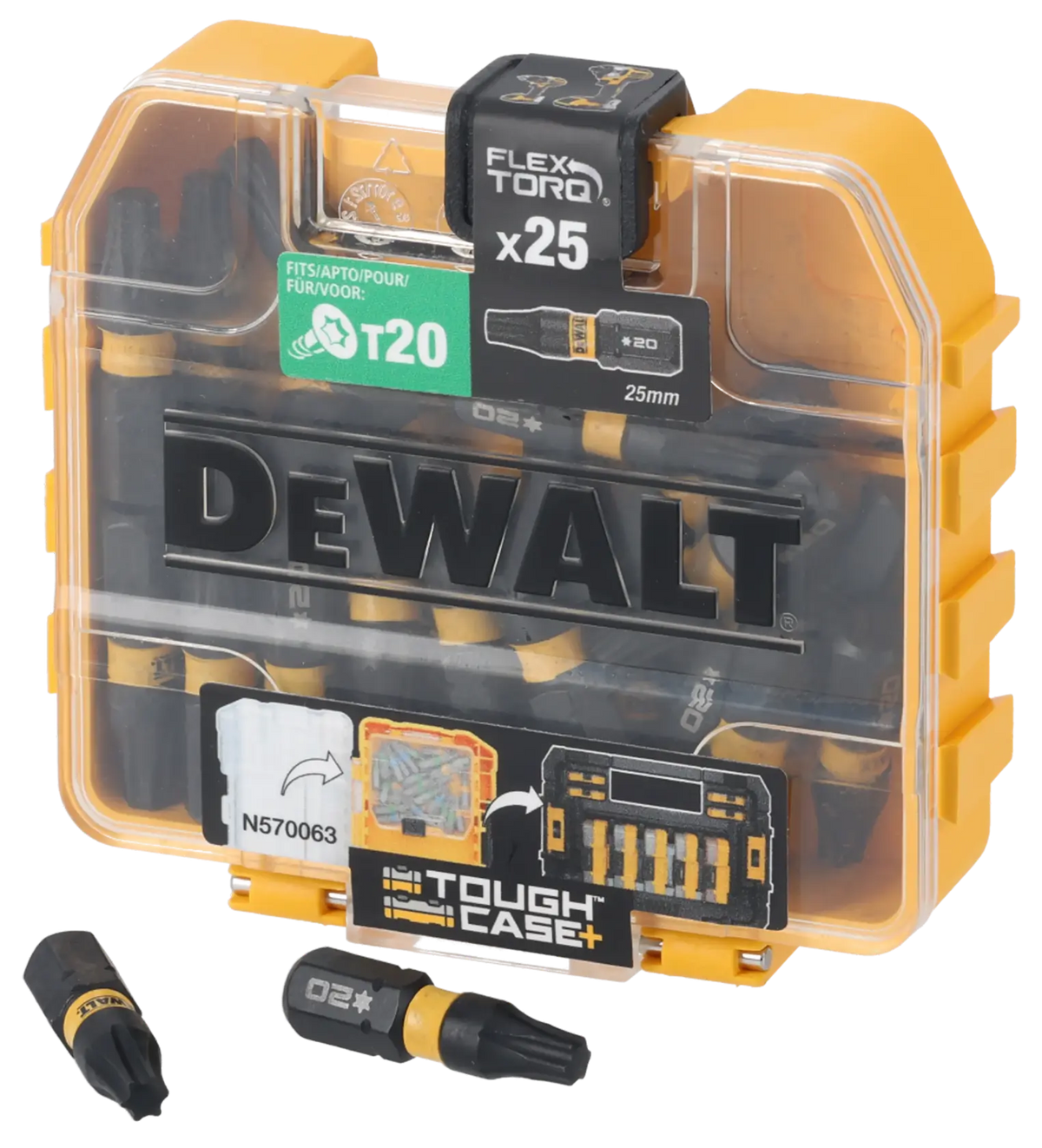 Inserto Impact Torsion T20 25mm in Custodia Tascabile DeWalt DT70557T-QZ