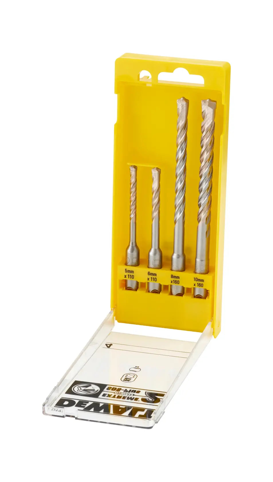 Set 4 pezzi Punte SDS-Plus Extreme 5,6,8,10mm DeWalt DT9700-QZ