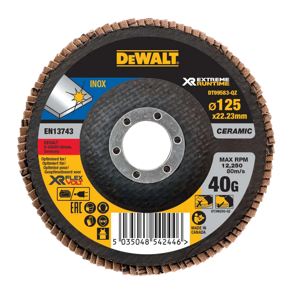 Disco lamellare XR Extreme Runtime DeWalt DT99583-QZ