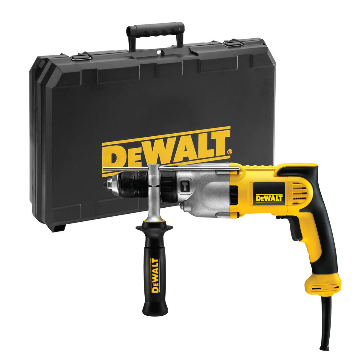 Trapano con percussione 2 velocità 1100W DeWalt DWD524KS-QS