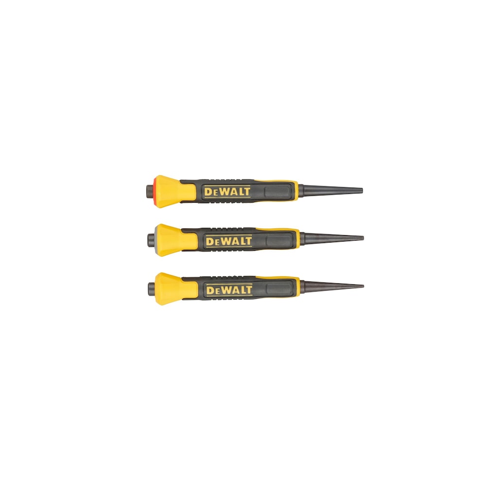Set 3 cacciachiodi DWHT0-58018 DeWalt
