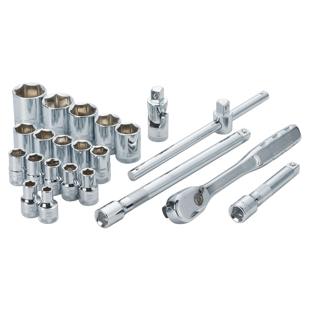 Set 22 pezzi chiavi a bussola attacco 1/2'' DWMT19241-1 DeWalt
