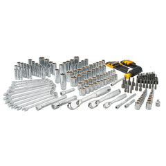 Set 205 pezzi chiavi a bussola attacco misto 1/4'', 3/8'' e 1/2'' DeWalt