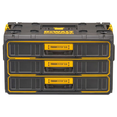 Unità 3 cassetti, 3 cassett prfondi in ABS, compatibile con moduli Tough System 2.0 e 1.0 DWST08330-1 DeWalt