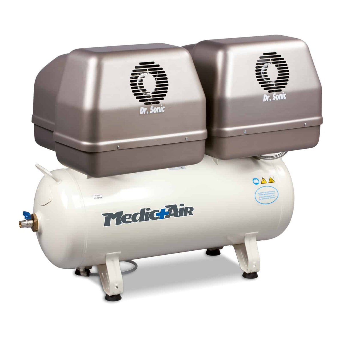 Dr.Sonic 160-24V-1,5M Compressore oilless MedicAir, studiato e - Fini Compressori