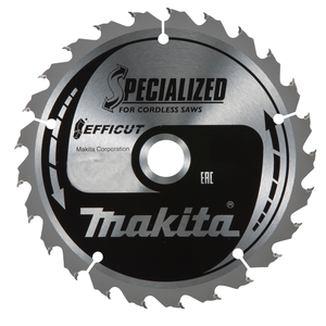 E-07705 Lama Efficut T.C.T. per legno 260 x 30 mm, 24 T Makita