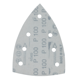 E-23444 Carta abrasiva certificata FSC attacco velcro DELTA 80x130mm