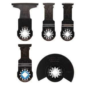 E-24935 Set 5 lame Starlock per utensile multifunzione Makita