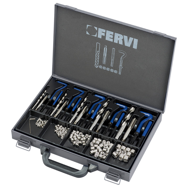 Kit riparazione filetti bsw f-coil Fervi