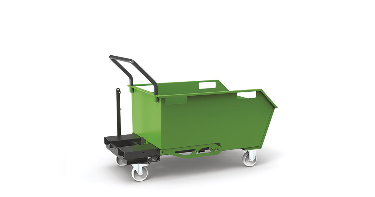 Benna porta rottami 300 litri – 600 kg Comi Storage