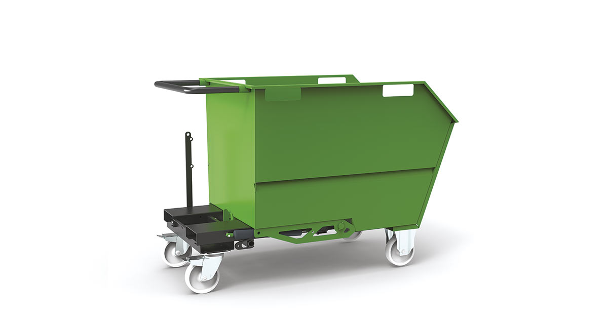 Benna porta rottami 500 litri – 1000 kg Comi Storage