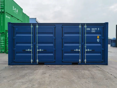 Container Nuovo di 20 Piedi con apertura laterale (Side-Open) blu Garico Box