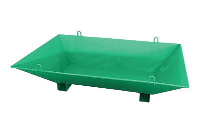Cassa per malta scivolo 4 lati 300 lt Unimec