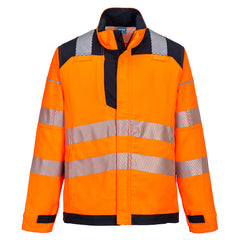 Giacca da lavoro alta visibilità arancione PW3 FR Modaflame Portwest FR722