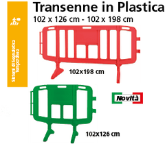 Plastic modular barriers Sisas