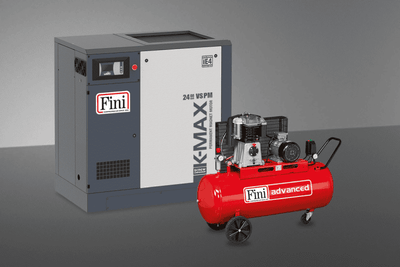 Pulsar/S 362M-90 Compressore silenziato professionale coassiale lubrificato, completo di serbatoio.