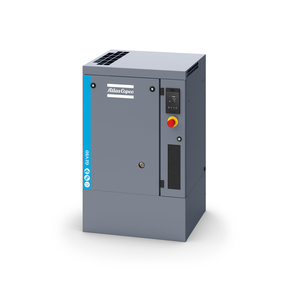 Compressore a vite lubrificato 2,2 kW 10 bar G2VSDP-145 460/60 FM meaf Abac